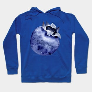 Blueberry Watercolour Hoodie